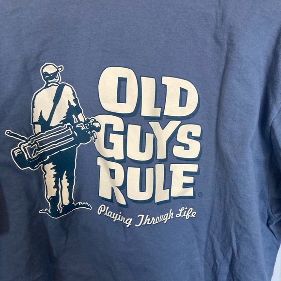 Old guys rule, blue, short sleeve T-shirt, size extra large - Picture 8 of 8